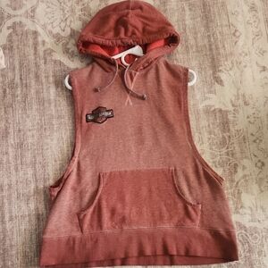 Harley-Davidson Brick Red Hoodie with Logo